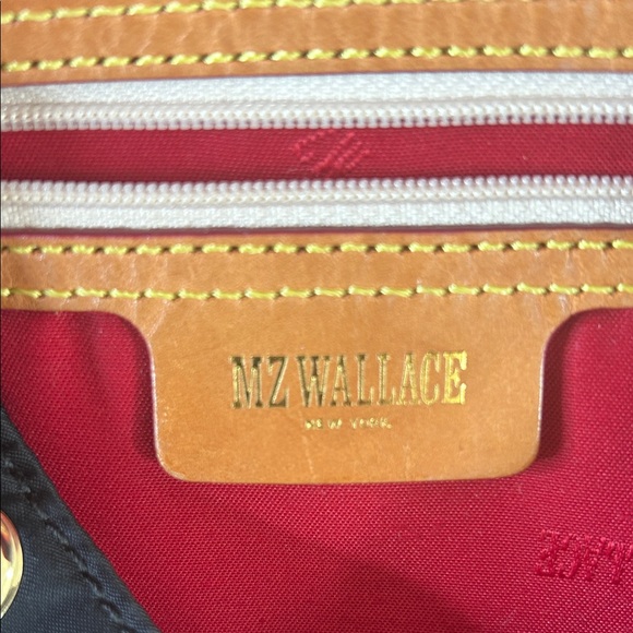 MZ Wallace Black Backpack with Gold Accents - Picture 5 of 12